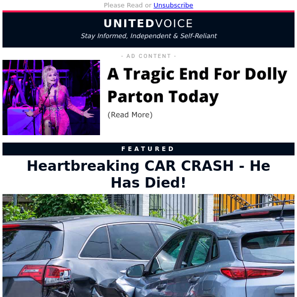Heartbreaking CAR CRASH - He Has Died!