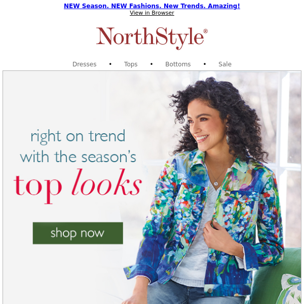 Spring & Summer Trends ~ You'll Look Stunning ~ Shop Now