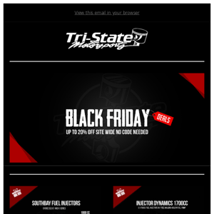 Black Friday Deals - Save Sitewide! 🏁