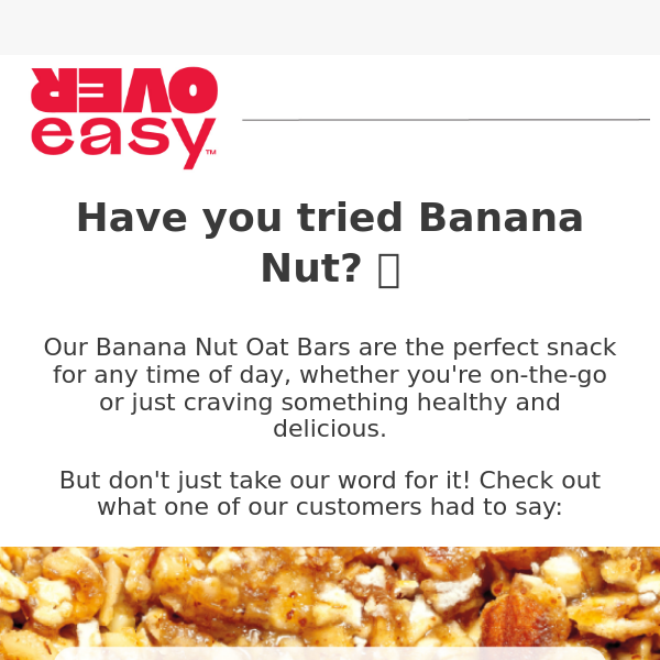 We're going bananas over Banana Nut