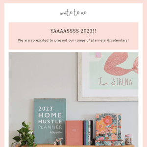 2023 PLANNERS & CALENDARS ARE LIVE!!! 🎉