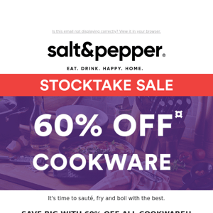 60% OFF ALL Cookware 🍳🤑