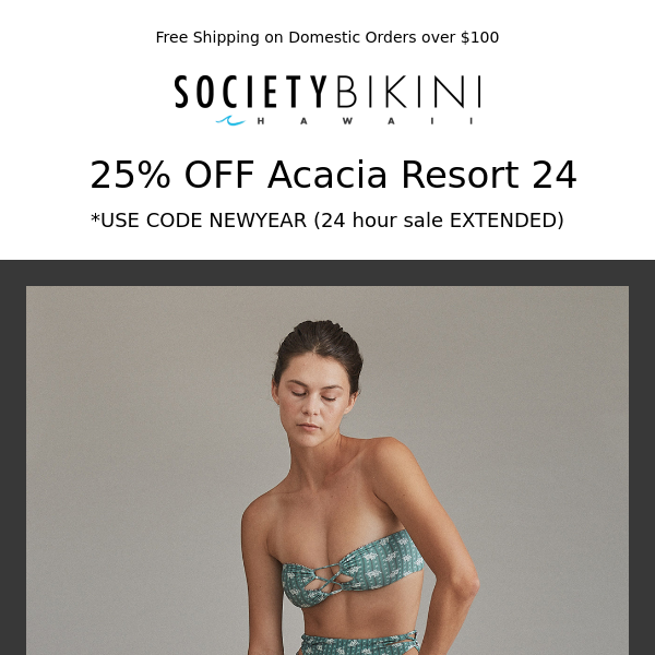 Last chance ❤️‍🔥 25% Off ALL Acacia!