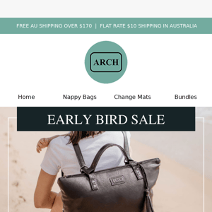 ARCH Bags Your Early Bird Access End Soon!