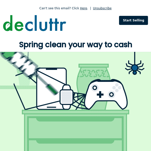 Get paid for spring cleaning 🧹💵