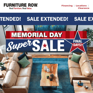 The Memorial Day Sale just got extended!