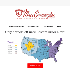 Only a week left until Easter! Order Now!