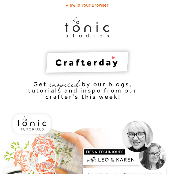 ♥ Tonic Studios USA, blogs, tutorials & inspiration ♥