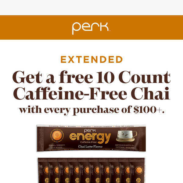 Learn 3 reasons to drink Caffiene-Free Chai