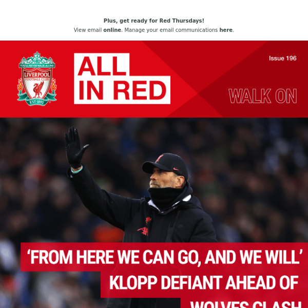 All In Red | LFC news, videos, competitions and more