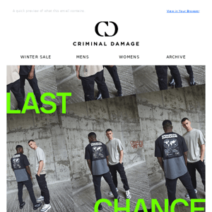 Last Chance Sale Ending Soon 📣