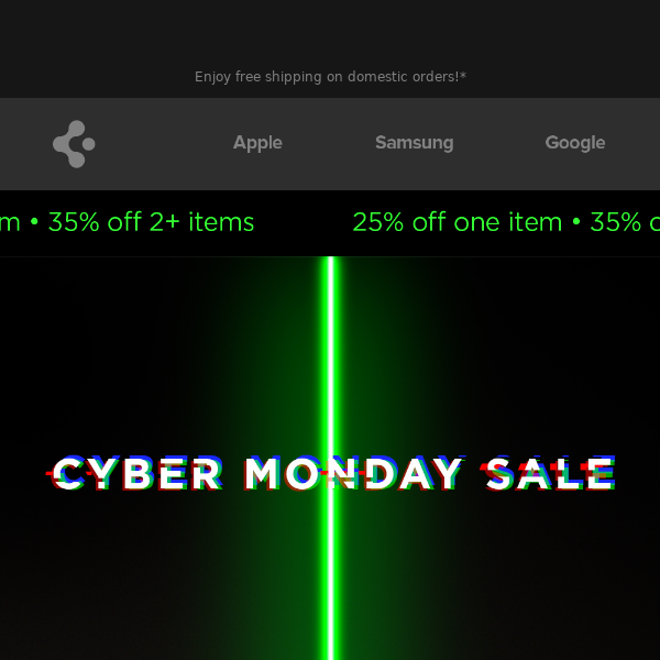 Cyber Sale: The portal is open.