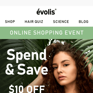 Save up to $45 | Shopping Event NOW ON 🛍️