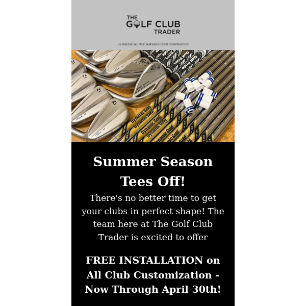 Ready for summer? Free Installation Promotion through end of April!​