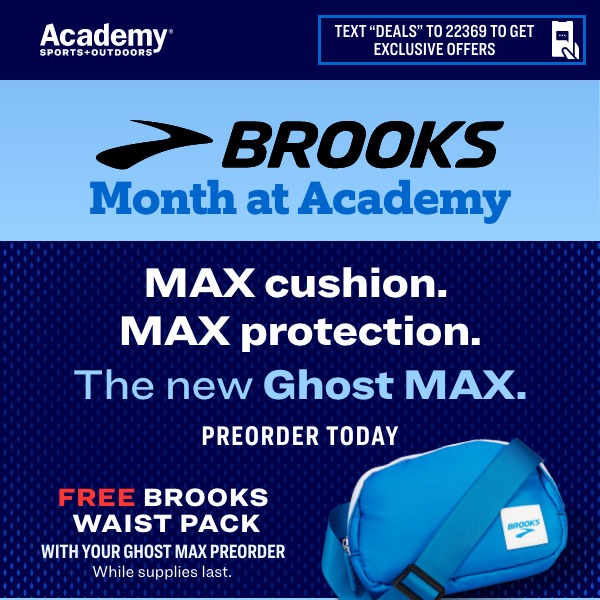 New Brooks Ghost Max — Preorder Now!