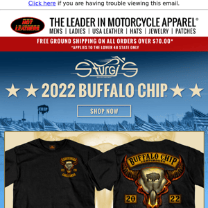 🔥 NEW 2022 Sturgis Buffalo Chip Shirts! 🔥