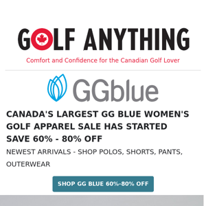 GG BLUE Women's BIGGEST SALE IN CANADA