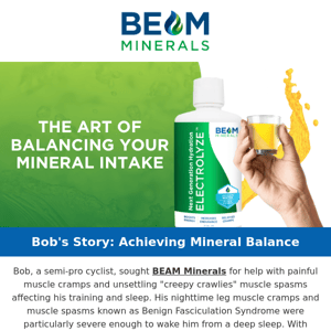 Tap into Optimal Health with Electrolyte Balance!