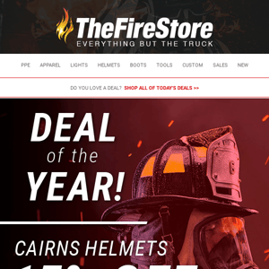 Deal of the year on Cairns Helmets - Ending in 4 hours!