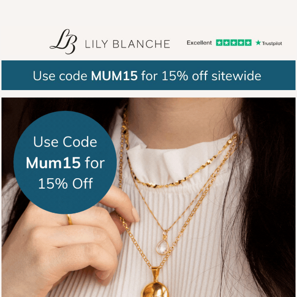 Exclusive Mother's Day Offer Inside: 15% Off Sitewide 💝