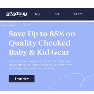 How to save up to 85% on baby gear