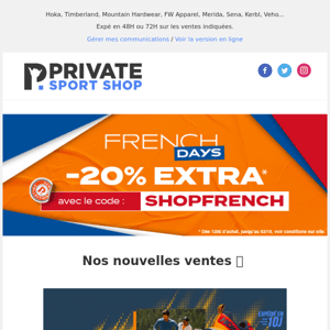 Bon Plan French Days: jusqu'à -20% extra !