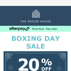 🥊 Save 20% off for Boxing Day! See our best sellers inside