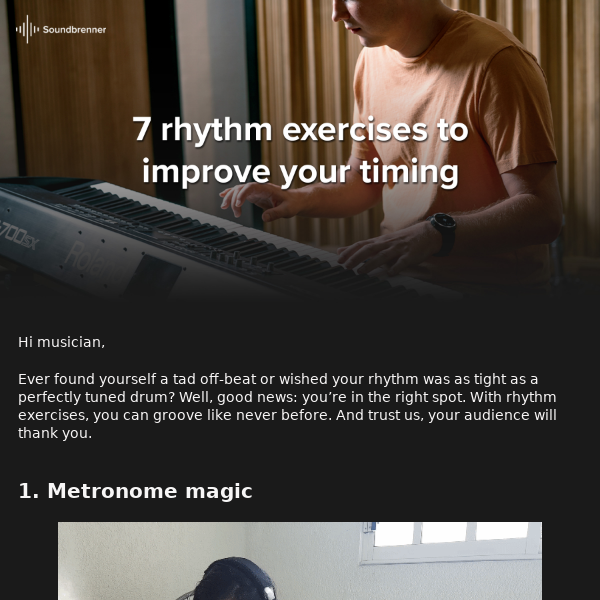 7 rhythm exercises to improve your timing