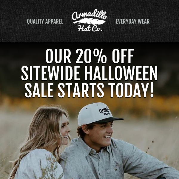 20% OFF SALE: Save On New Gear Until 10/31!