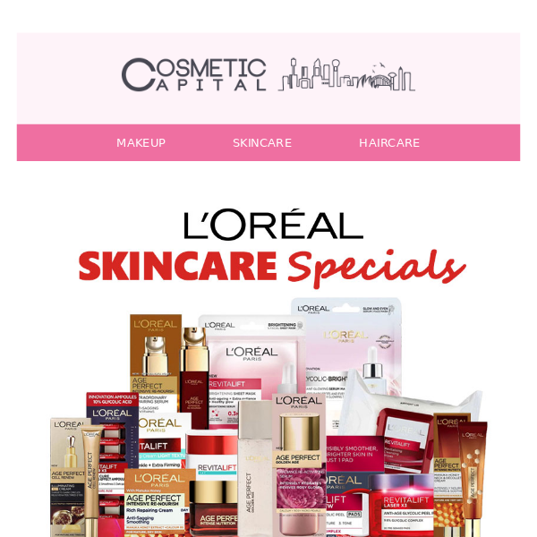 L'Oreal Revitalift Skincare over 50% off today! 💥