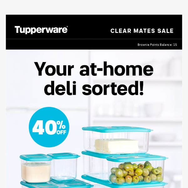 Tupperware MODULAR MATES Sale up to 40% off - 4 days only