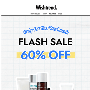 FLASH 60% OFF, SAVE UP TO $123+
