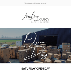 SATURDAY OPEN DAY🤩