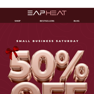 Small Biz Saturday Deal: Get 50% OFF 🔥