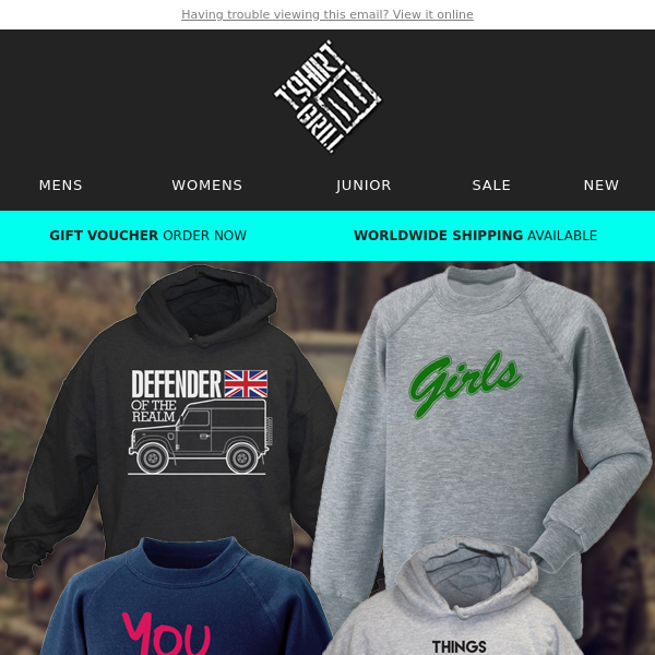 Over 2,800 Exclusive Hoodies & Sweatshirts In Stock!