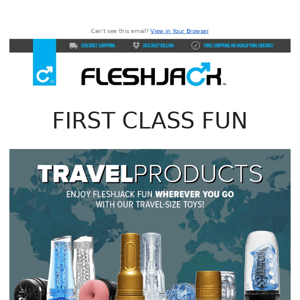 Here's how to have Fleshjack fun no matter where you go!