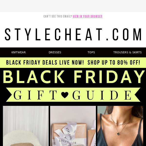 Black Friday Gift Guide 🖤🎁
