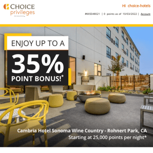 One Week Only: Get 35% More Points