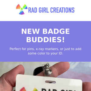 New Pins, Pin Packs, and Decals! - Rad Girl Creations