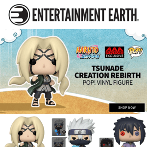 New Funko AAA Anime Exclusive Naruto: Shippuden Tsunade Creation Rebirth Pop! Vinyl Figure