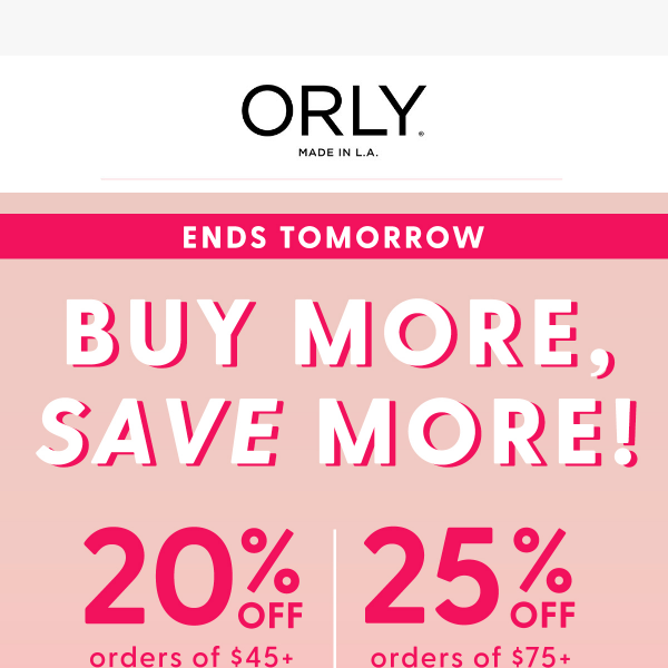 Your Chance to Buy More Save More Is Ending Soon!