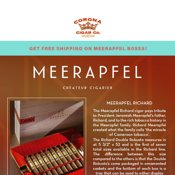 Experience UberLuxury with Meerapfel Cigars