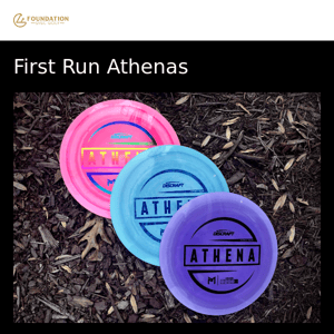 First Run Athenas Are Here!