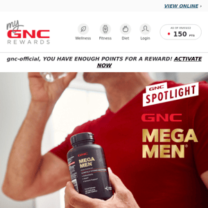 GNC Mega Men multivitamins 💪 Power your every day