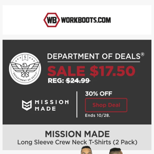 DOD: ⚠️ [30% OFF] Mission Made Tees ⚠️