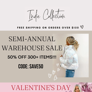 50% OFF ENDS TONIGHT!!!