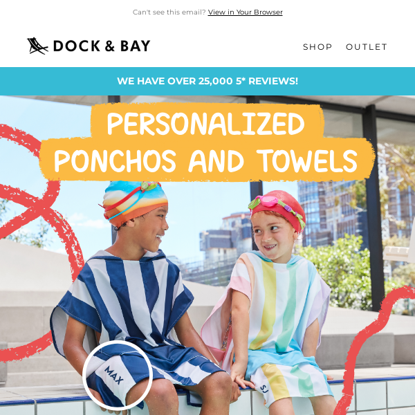 Pool-proof towels & ponchos