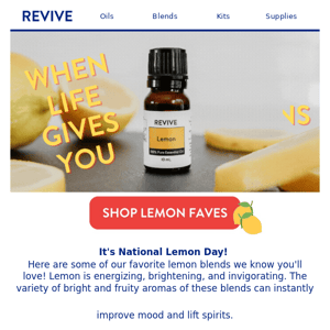 🍋It's National Lemon Day! 🍋