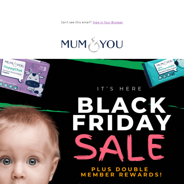 Black Friday = saving on baby essentials 🖤
