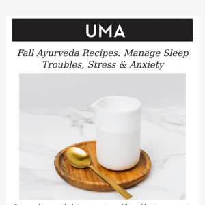 Fall (A)Sleep: Vata Spice-Remedies